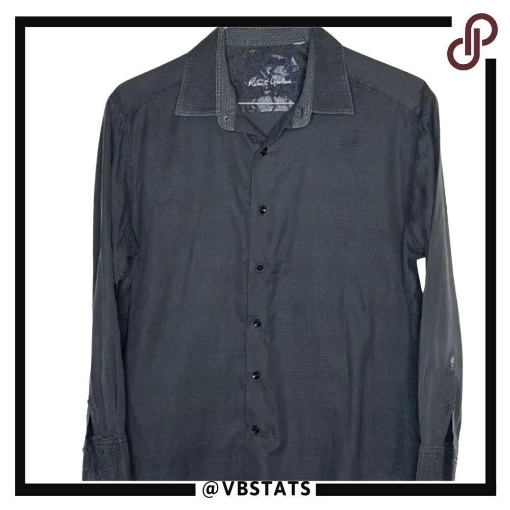 Medium Robert Graham Gray LS Shirt